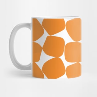 Orange Bold Geometric Pattern 2 Mug